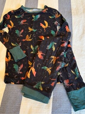 Kids Dragon Long Sleeve Pajama Set